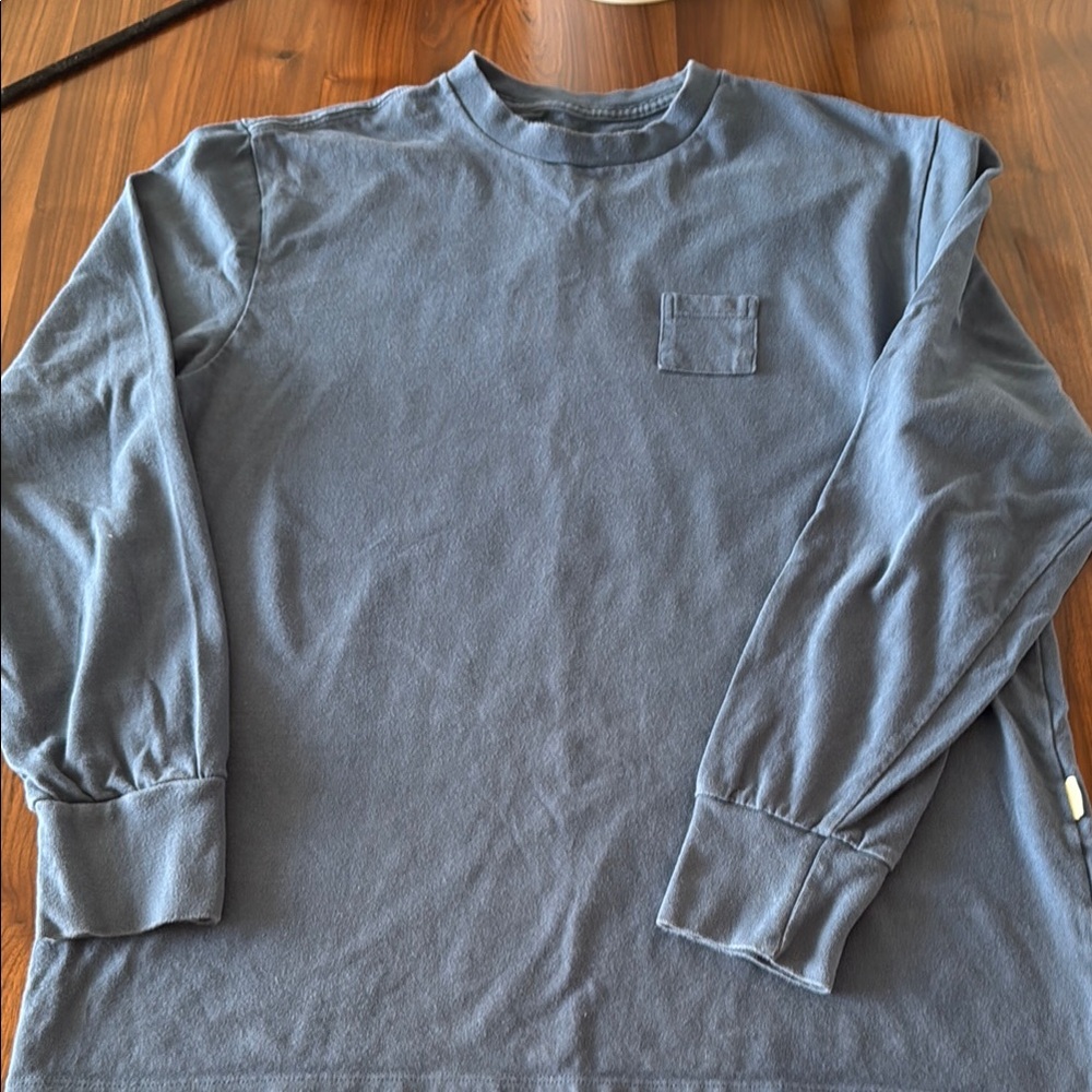 Men's Blue Long Sleeve Shirt